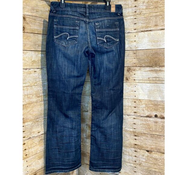 MAURICES MORGAN NEW BOOT CASUAL EVERYDAY CONCERT FESTIVAL JEANS SIZE 9/10 - Picture 2 of 3